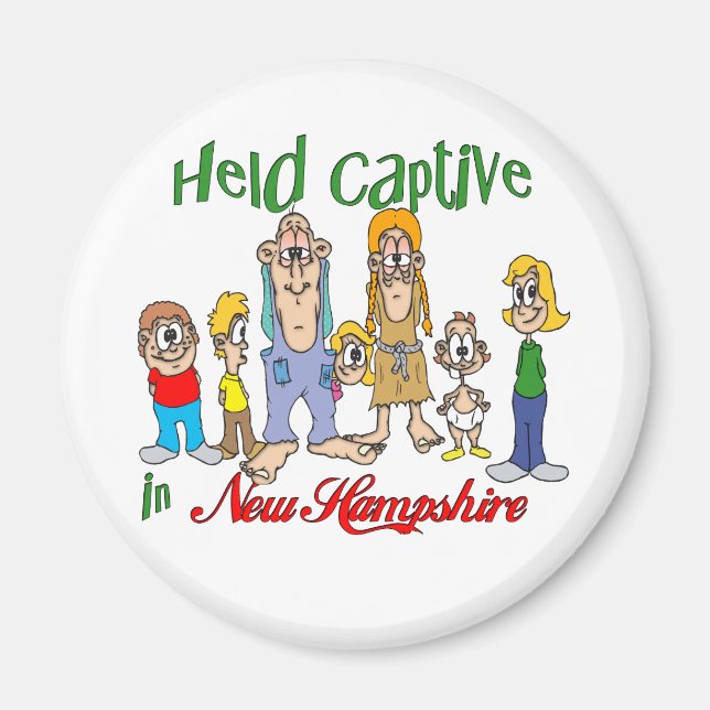Held Captive i New Hampshire Magnet (Framsidan)