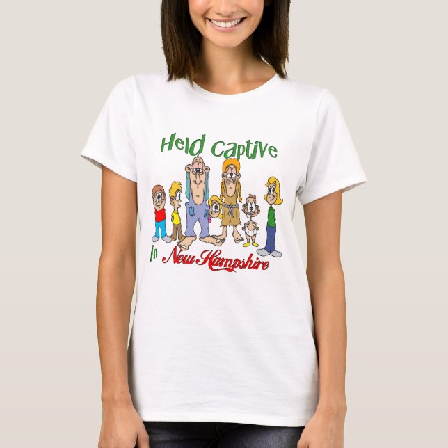 Held Captive i New Hampshire T Shirt (Framsida)