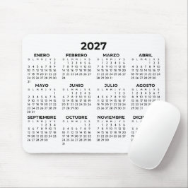 Heldårs Grundläggande 2027 Spansk Mexikansk Kalend Musmatta