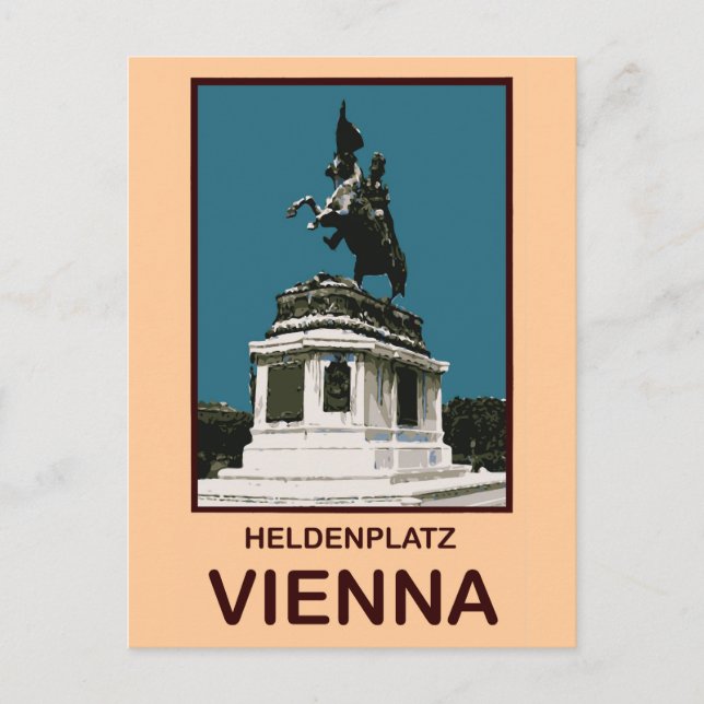 Heldenplatz Wien Vykort (Framsida)