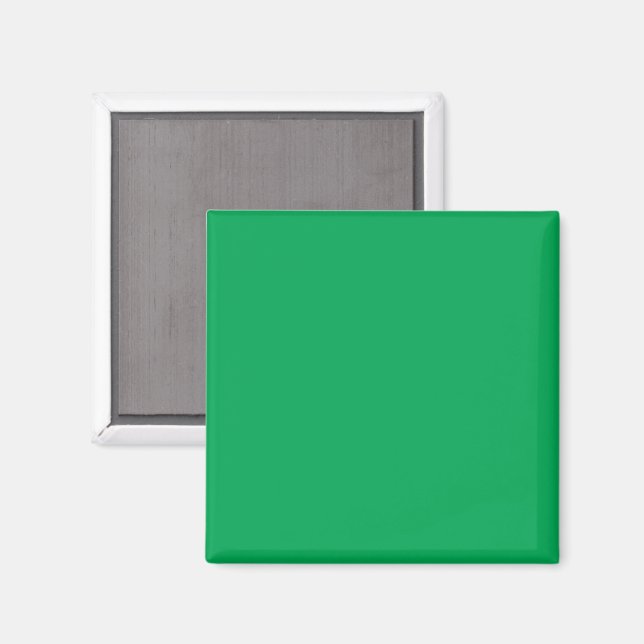 Heldig grön bakgrund  magnet (Front/Back)