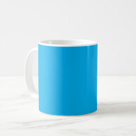 Heldig klarblå bakgrund kaffemugg
