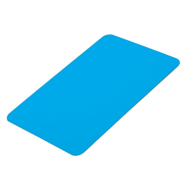 Heldig klarblå bakgrund magnet (Vänstra Sidan)