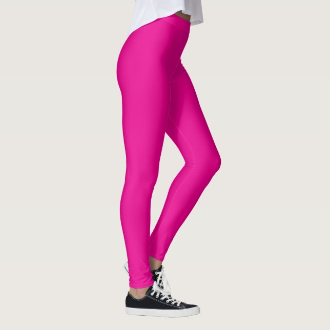 Heldig ljusrosa bakgrund leggings (Höger)