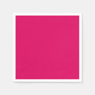 Heldragen mörk i färg, klar rosa pappersservett