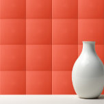 Heldragen röd orange kakelplatta<br><div class="desc">Solid,  ljusröd orange design.</div>