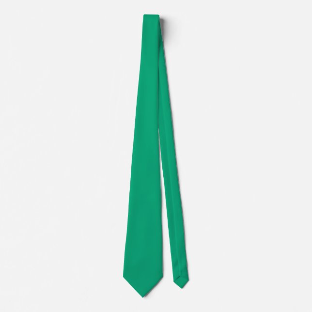 Heldräkt tealbakgrund med en slät textur slips (Framsida)