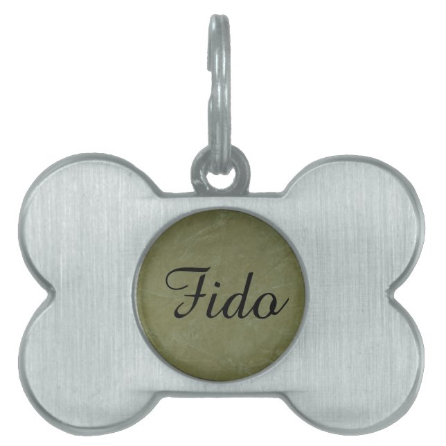 Heldrön ID-bricka Husdjur (Framsidan)