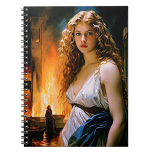 "Helen, A Spartan's Beauty, Troy's Fire" Anteckningsbok