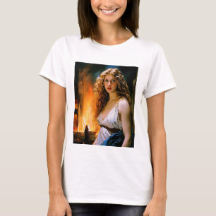 "Helen, A Spartan's Beauty, Troy's Fire" T Shirt