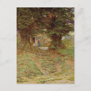 Helen Allingham A Cottage nära Crocken Backe Vykort