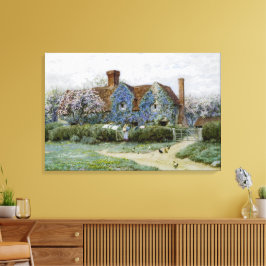 Helen Allingham Buckinghamshire House på Penstreet Canvastryck