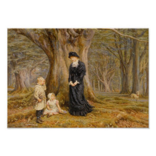 Helen Allingham Vintage Dam i Manor Fototryck