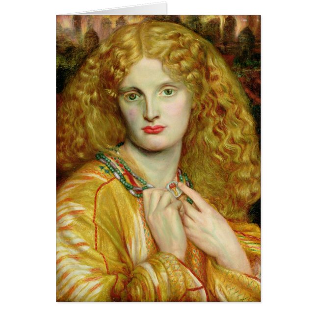 Helen av Troy, 1863 Hälsningskort (Framsidan)