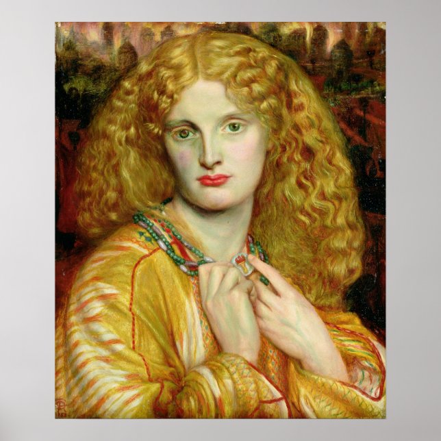 Helen av Troy, 1863 Poster (Framsidan)