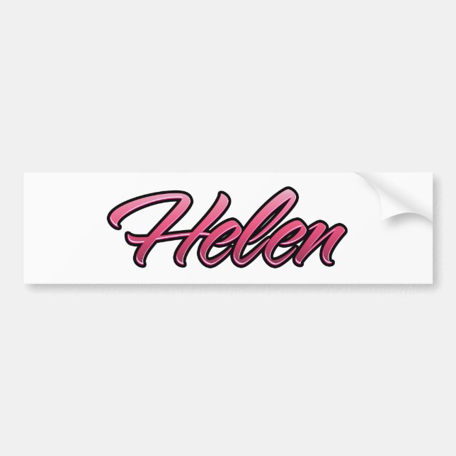 Helen faded pink Aufkleber Sticker Bildekal (Framsidan)