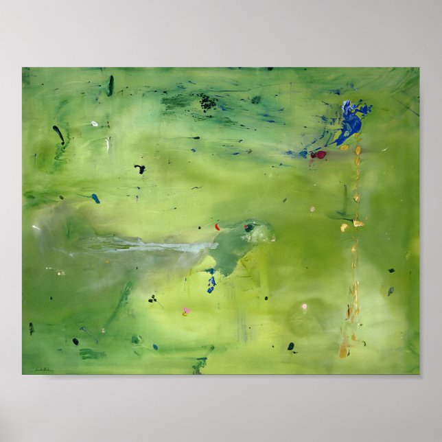 Helen Frankenthaler - A Green Thought in a Green S Poster (Framsidan)