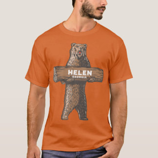 Helen Georgia GA Growling Bear Vacation Souvenir P T Shirt