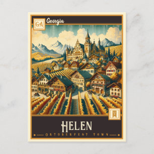 Helen, Georgia VINTAGE Vykort