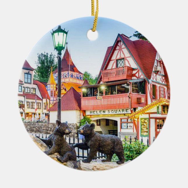 Helen, Helen Georgia, Helen Ornament, Helen Julgransprydnad Keramik (Framsidan)