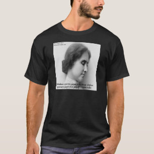 Helen Keller & Berömd döv/blind Citat T Shirt
