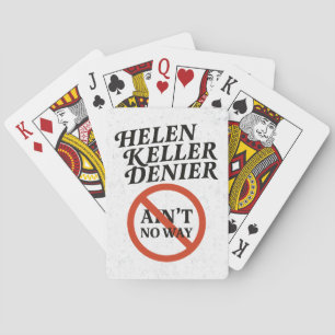 Helen Keller Förnekare Finns Inte På Något Sätt Vi Casinokort