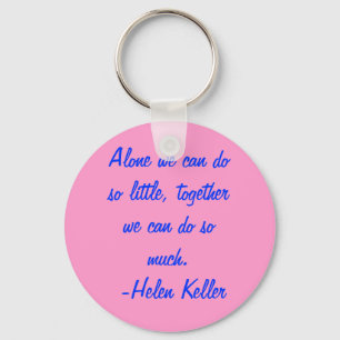 Helen Keller keychain Nyckelring