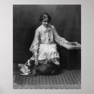 Helen Keller läs- Blindskrift, 1904 Poster