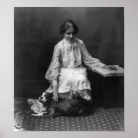 Helen Keller med Hund