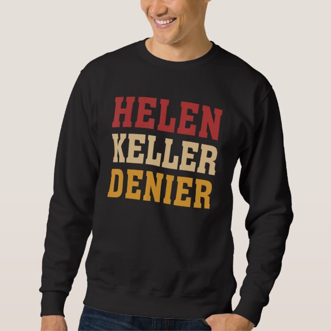 Helen Keller Nektar Meme Lång Ärmad Tröja (Framsida)