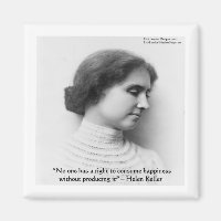Helen Keller "Rätt till lycka" Visdoms Citat Prese