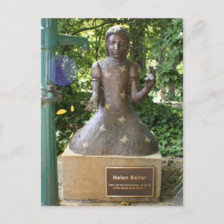 Helen Keller-staty Vykort