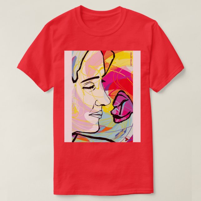 Helen Keller TShirt T Shirt (Design framsida)