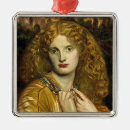 Helen of Troy (av Dante Gabriel Rossetti) Julgransprydnad Metall