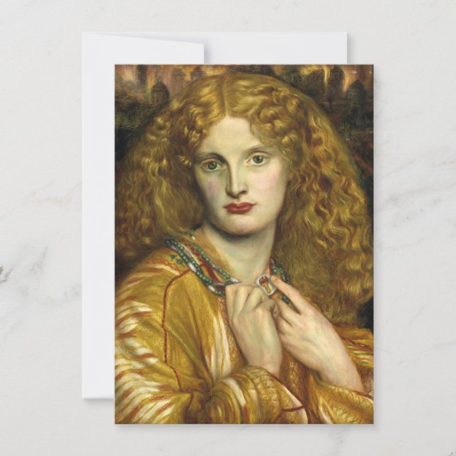Helen of Troy (av Dante Gabriel Rossetti) Kort (Framsida)