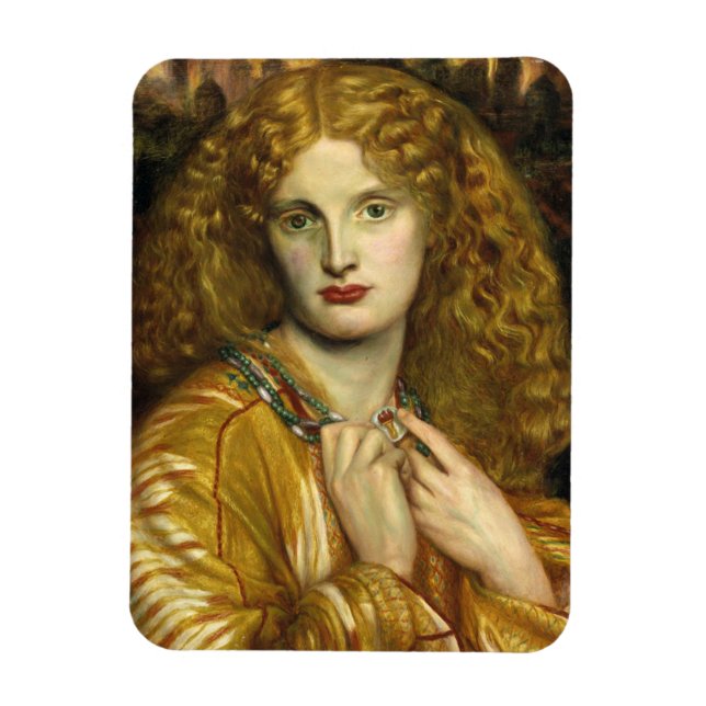 Helen of Troy (av Dante Gabriel Rossetti) Magnet (Vertikal)