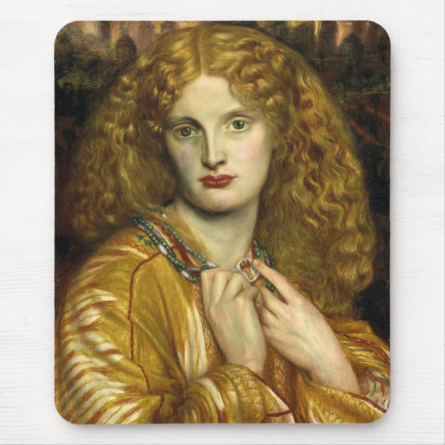 Helen of Troy (av Dante Gabriel Rossetti) Musmatta (Framsidan)