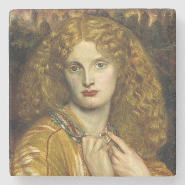 Helen of Troy (av Dante Gabriel Rossetti) Stenunderlägg (Framsidan)
