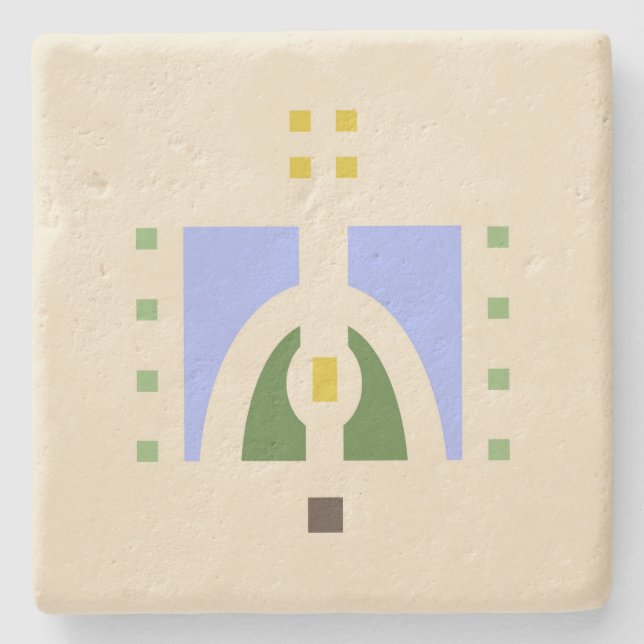 Helen vårdar "ängen ", underlägg sten (Framsidan)