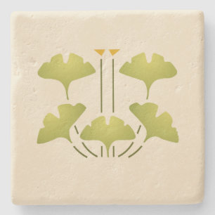 Helen vårdar "ginkgoen ", underlägg sten