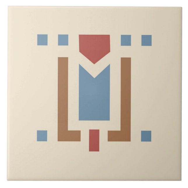 Helen vårdar "Repose ", Kakelplatta (Framsidan)