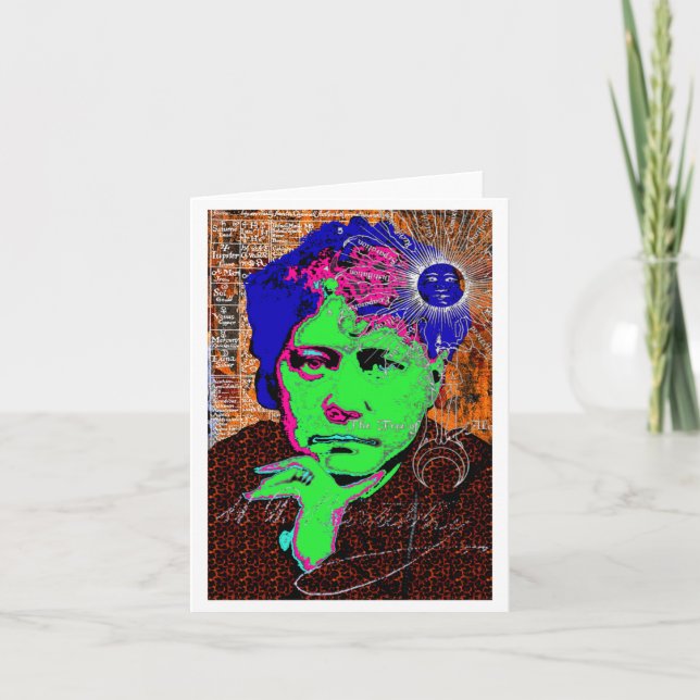 Helena Blavatsky Theosophy Occult Esoteric New Age Kort (Framsida)