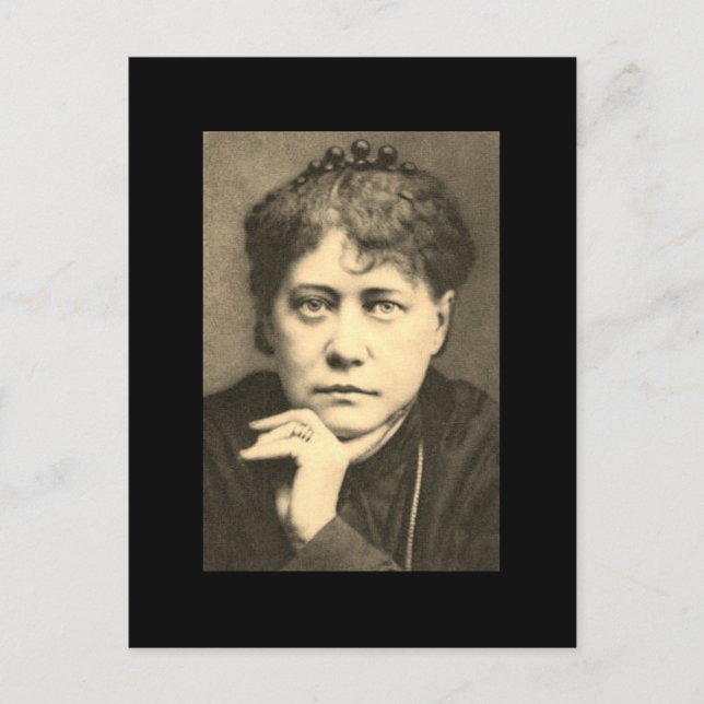Helena Blavatsky Vykort (Framsida)