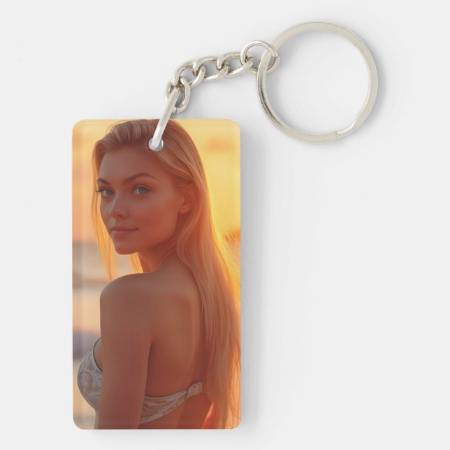 Helena Chevalier Porträtt Keychain Collection (Baksidan)