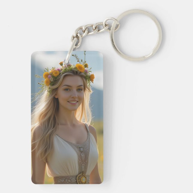 Helena Chevalier Porträtt Keychain Collection (Baksidan)