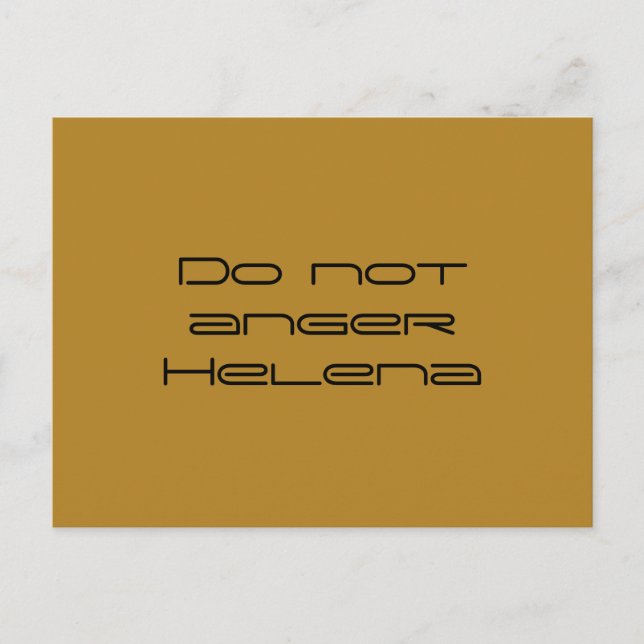 helena, citat från Orphan Black Tv show Vykort (Framsida)