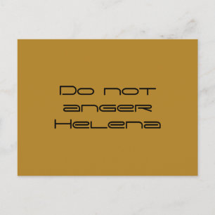 helena, citat från Orphan Black Tv show Vykort