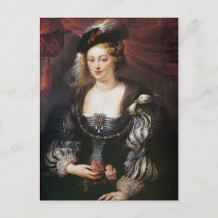 Helena Fourment av Peter Paul Rubens Vykort