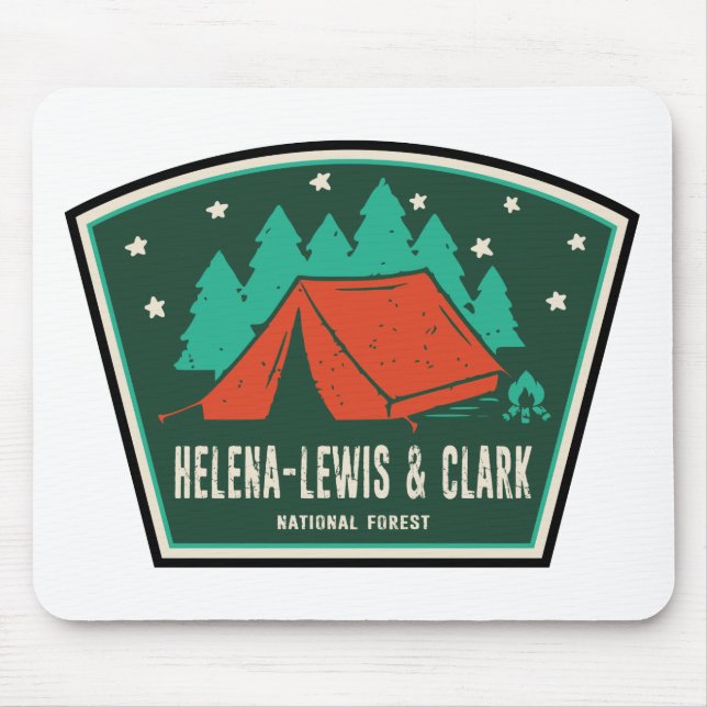 Helena-Lewis och Clark National Forest Camping Musmatta (Framsidan)