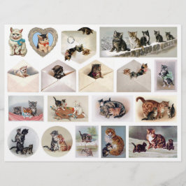 Helena Maguire Vintage Katt Efemera Fussy Cuts